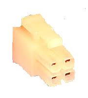 Konektor 4pin napájecí TCVR - Male