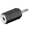 -Redukce JACK 2,5 mm M mono na 3,5 mm F mono