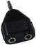 -Redukce JACK 3,5mm stereo 1 na 2 konektory